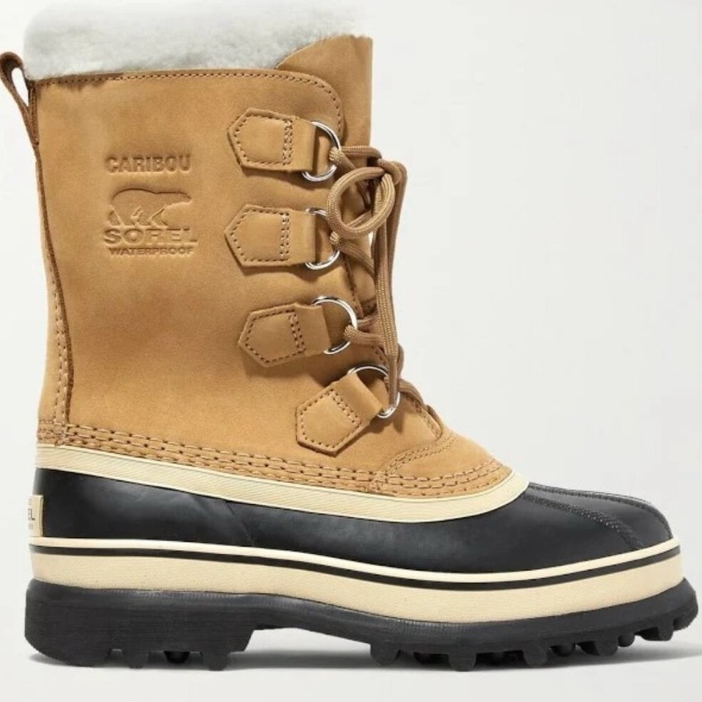 Sorel Women's Caribou Waterproof Boots - Tan and Black